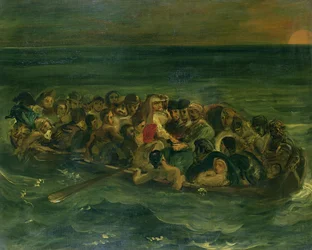 Skizze für Das Schiffswrack von Don Juan, 1839